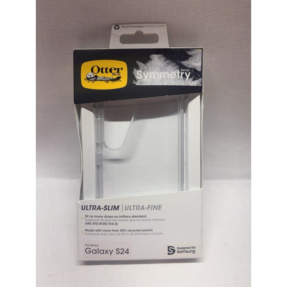 OtterBox Symmetry Case Samsung Galaxy S24 Clear 77-94586 New